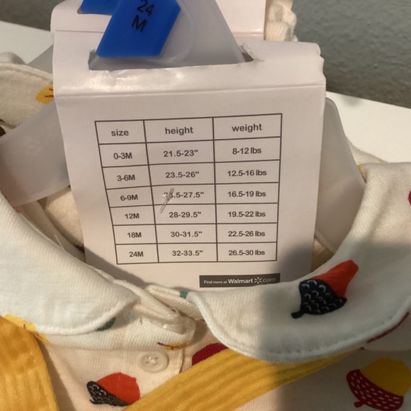 Wonder Nation Pinafore Girls 3 piece set - Picture 10 of 10